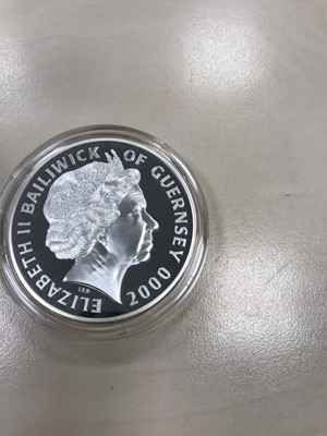 Lot 44 - TWO SILVER 5 OZ COINS