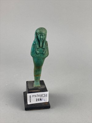 Lot 218 - A LOT OF TWO EGYPTIAN SHABTI