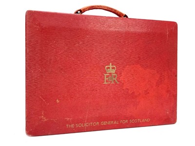 Lot 1611 - AN OFFICIAL SOLICITOR GENERAL FOR SCOTLAND RED CASE