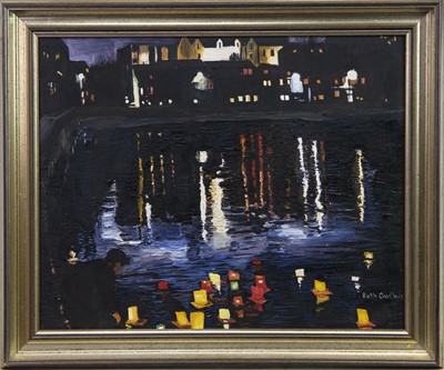 Lot 619 - HIROSHIMA REMEMBERED, AN OIL BY RUTH GOODHEIR