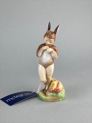 Lot 41 - A ROYAL DOULTON FIGURE OF BABY BUNTING ALONG WITH OTHER FIGURES