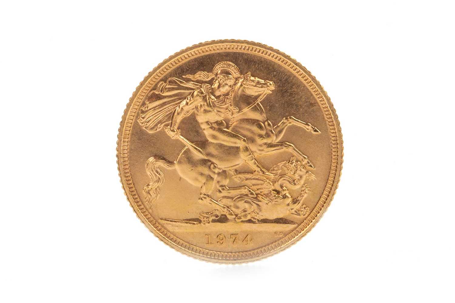Lot 49 - A GOLD SOVEREIGN, 1974