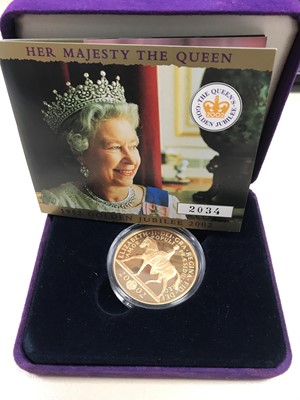 Lot 62 - A THE ROYAL MINT GOLD CROWN