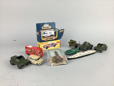 Lot 45 - A LOT OF MODEL VEHICLES AND OTHER TOYS