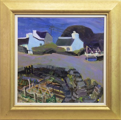 Lot 624 - THE VEGETABLE GARDEN, AN OIL BY ALMA WOLFSON
