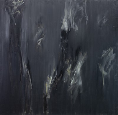 Lot 628 - SHADES OF GREY, AN OIL