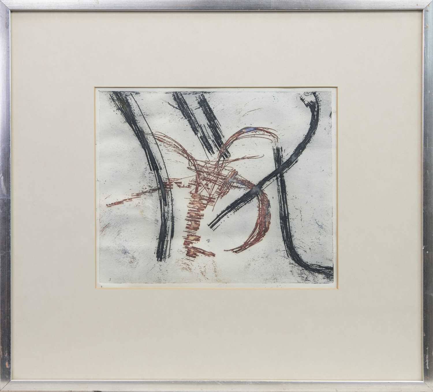 Lot 18 - AN ABSTRACT ETCHING