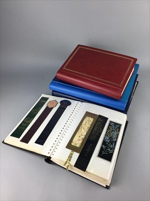 Lot 281 - A LOT OF FOUR ALBUMS OF BOOKMARKS