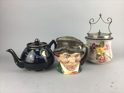 Lot 253 - A ROYAL DOULTON 'AN IRISH JIG' CHARACTER JUG AND OTHER CERAMICS