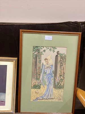 Lot 243 - A LOT OF PAINTINGS AND PRINTS