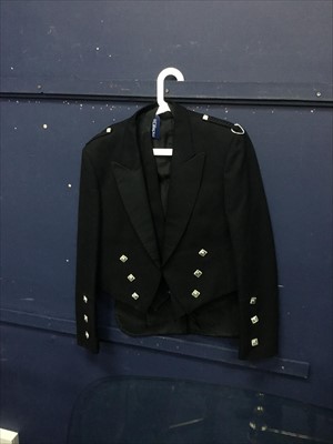 Lot 342 - A VINTAGE NATO UNIFORM AND A HIGHLAND DRESS WAISTCOAT AND BLAZER