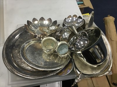 Lot 350 - A LOT OF PLATED WARES