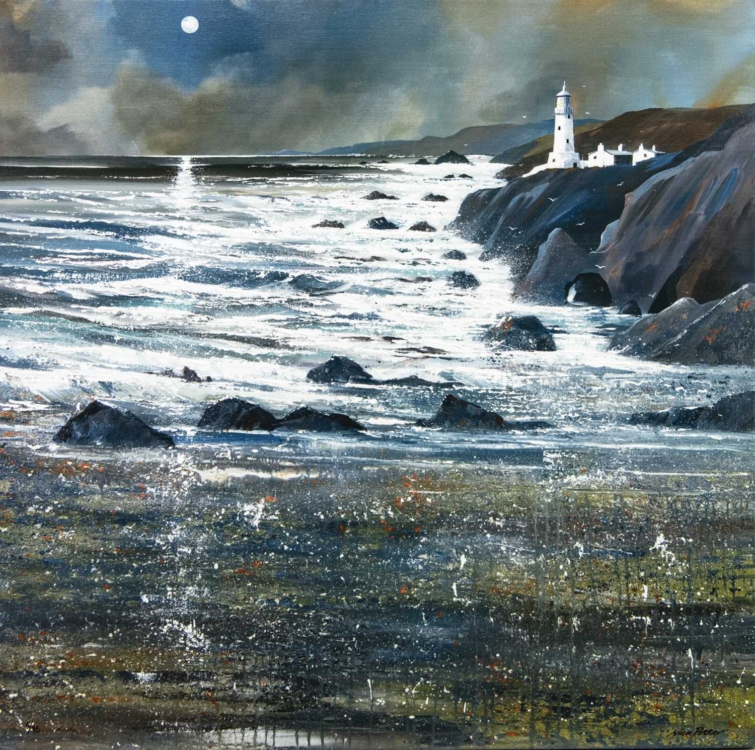 Lot 25 - MOONLIT SHORE, A GICLEE PRINT BY NICK POTTER