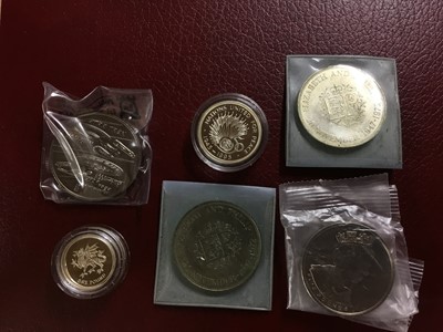 Lot 67 - A PART SILVER COIN COLLECTION AND OTHER COINS
