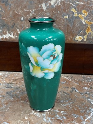 Lot 412 - A 20TH CENTURY CHINESE ENAMEL VASE