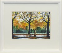 Lot 75 - * BRYAN EVANS, DOG IN A COAT watercolour on...
