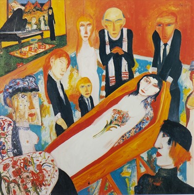 Lot 724 - CHINESE REQUIEM, A PRINT BY JOHN BELLANY