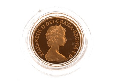 Lot 87 - A GOLD PROOF SOVEREIGN, 1980