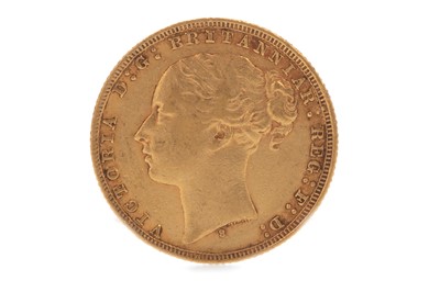 Lot 91 - A GOLD SOVEREIGN, 1879