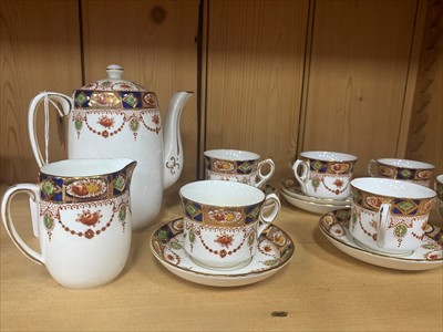 Lot 461 - A SUSIE COOPER PRODUCTION CROWN WORKS BURSLEM PART COFFEE SERVICE AND ANOTHER SERVICE