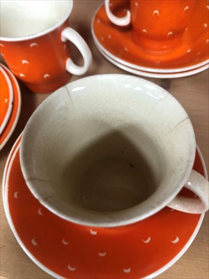 Lot 461 - A SUSIE COOPER PRODUCTION CROWN WORKS BURSLEM PART COFFEE SERVICE AND ANOTHER SERVICE