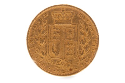 Lot 101 - A GOLD SOVEREIGN, 1864