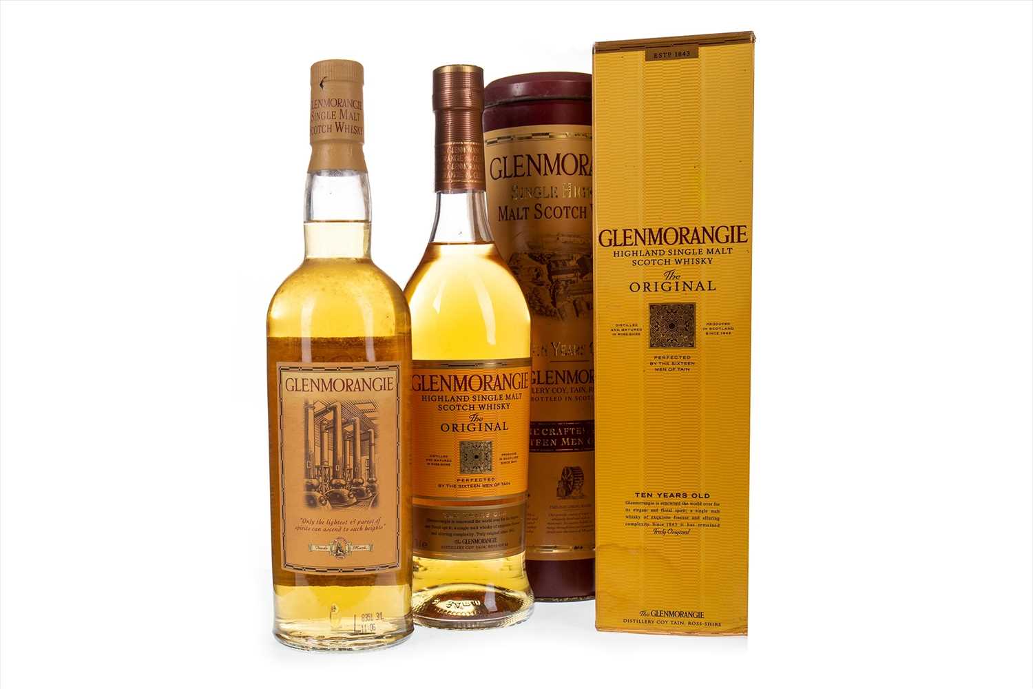 Lot 320 - TWO BOTTLES OF GLENMORANGIE 10 YEARS OLD