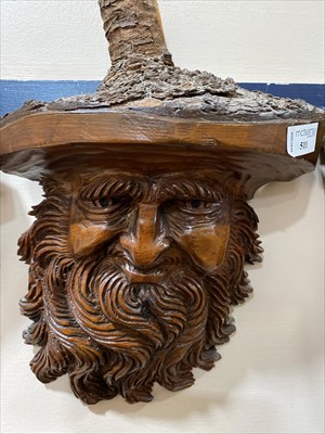 Lot 511 - A GROUP OF AUSTRIAN CARVED WOOD BUSTS