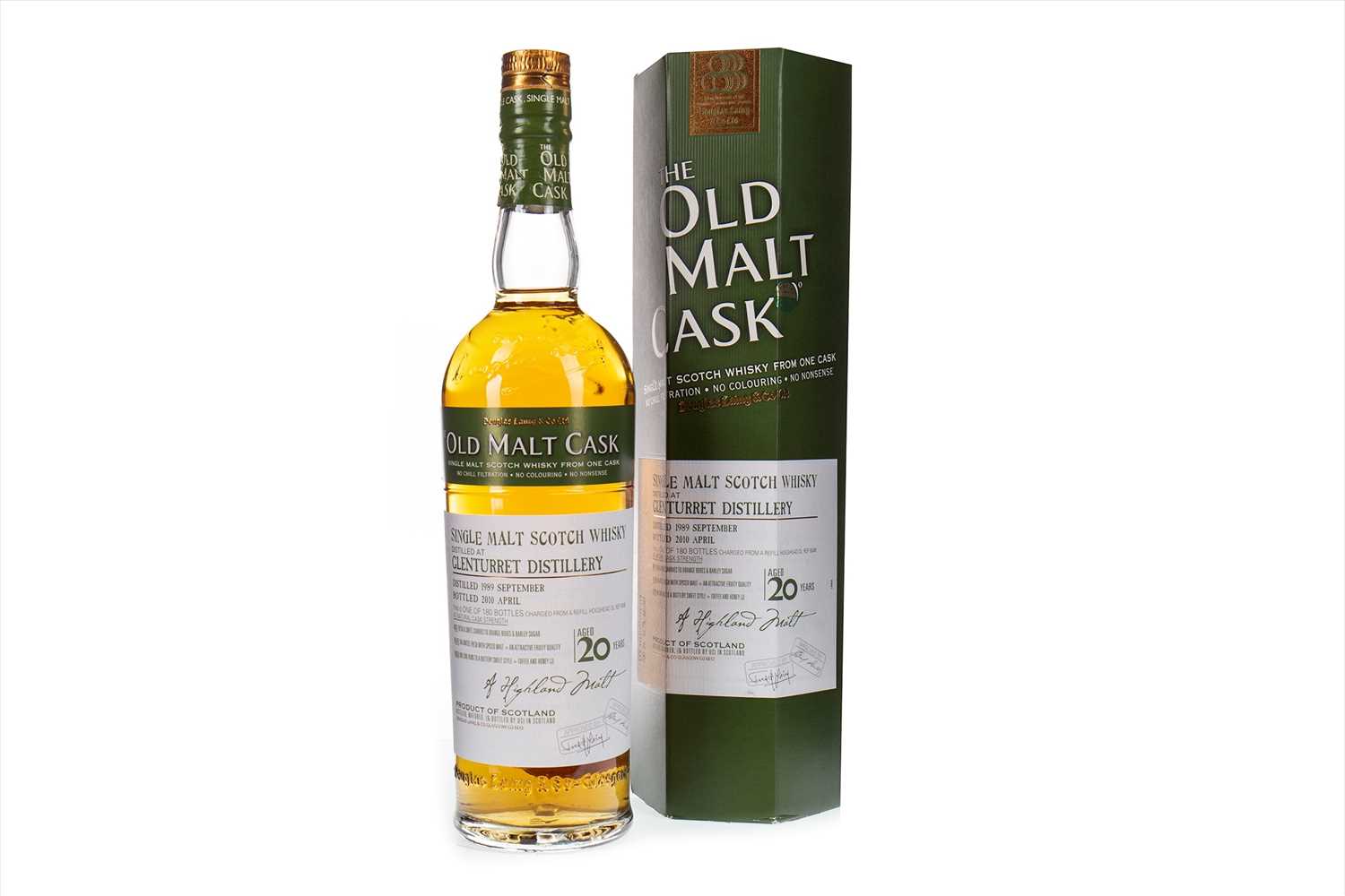 Lot 85 - GLENTURRET 1989 OLD MALT CASK AGED 20 YEARS