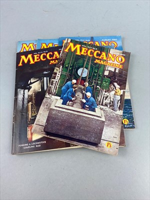 Lot 53 - A LOT OF MID-20TH CENTURY MECCANO MAGAZINES ALONG WITH RELATED EPHEMERA