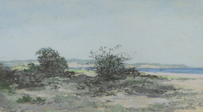 Lot 36 - COASTAL SCENE, A WATERCOLOUR BY WILLIAM GUTHRIE