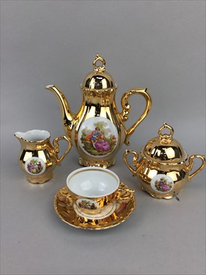 Lot 112 - A JAPANESE EGGSHELL PART TEA SERVICE ALONG WITH COFFEE WARE
