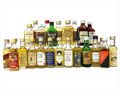 Lot 423 - EIGHTY-SIX BLENDED SCOTCH WHISKY MINIATURES
