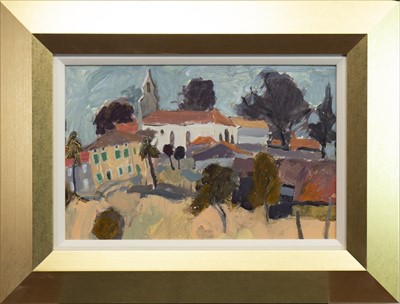 Lot 574 - ROUEDE HAUTE-GARONNE, AN OIL BY SHEILA CAMPBELL