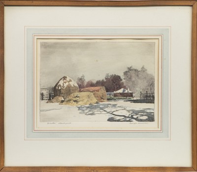 Lot 46 - A PAIR OF ETCHINGS BY GEORGE HOUSTON