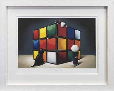 Lot 704 - THE FACES OF LOVE, A PRINT BY DOUG HYDE