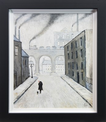 Lot 701 - THE VIADUCT, AN OIL BY MICHAEL ABRAMS