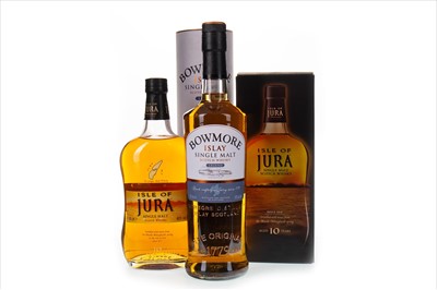Lot 337 - BOWMORE LEGEND AND JURA AGED 10 YEARS