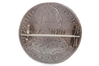 Lot 142 - A PERU 8 REALES COIN, 1793