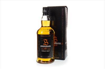 Lot 334 - SPRINGBANK AGED 10 YEARS