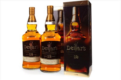 Lot 415 - TWO LITRES OF DEWAR'S AGED 12 YEARS