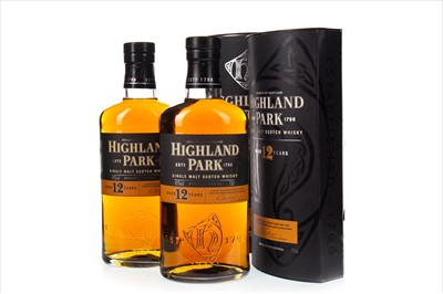 Lot 325 - TWO BOTTLES OF HIGHLAND PARK AGED 12 YEARS