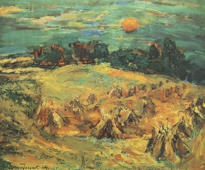 Lot 435 - CORNFIELDS, A LIMITED EDITION PRINT BY SIR WILLIAM MACTAGGART