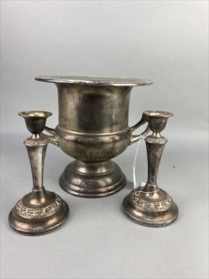 Lot 153 - A LOT OF SILVER PLATED AND OTHER TABLE WARE