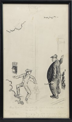 Lot 196 - ROUGH, AN ILLUSTRATION BY DENNIS MALLET