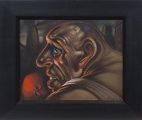 Lot 164 - * PETER HOWSON OBE, STEAM POWER oil on canvas,...