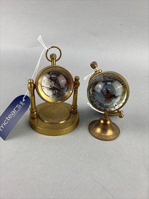 Lot 217 - A LOT OF TWO REPRODUCTION MAGNIFYING TIMEPIECES