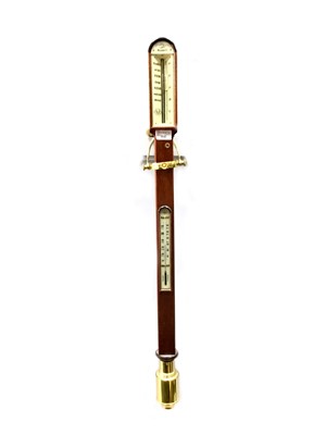 Lot 1142 - A SHIP'S STICK BAROMETER BY RUSSELL