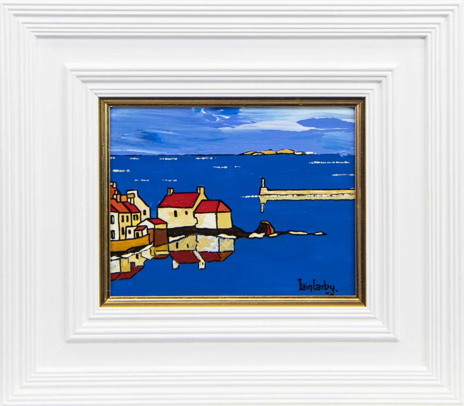 Lot 784 - PITTENWEEM, AN OIL BY IAIN CARBY