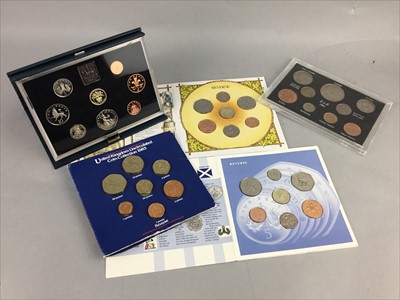 Lot 239 - A LOT OF ASSORTED COINS AND COIN SETS